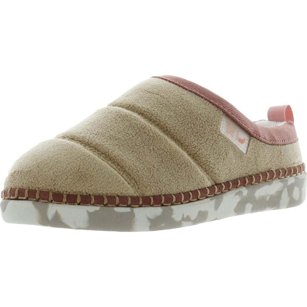 Dr. Scholl's Shoes Women's Cozy Vibes Slipper, Nude Shearling, 6.5